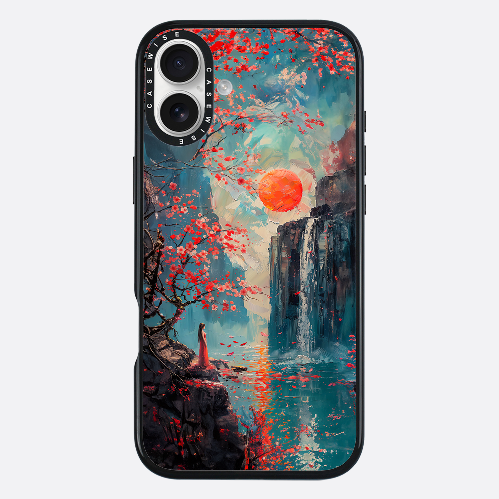 Japanese Waterfall Lady - Etui