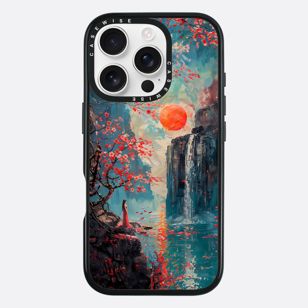 Japanese Waterfall Lady - Etui