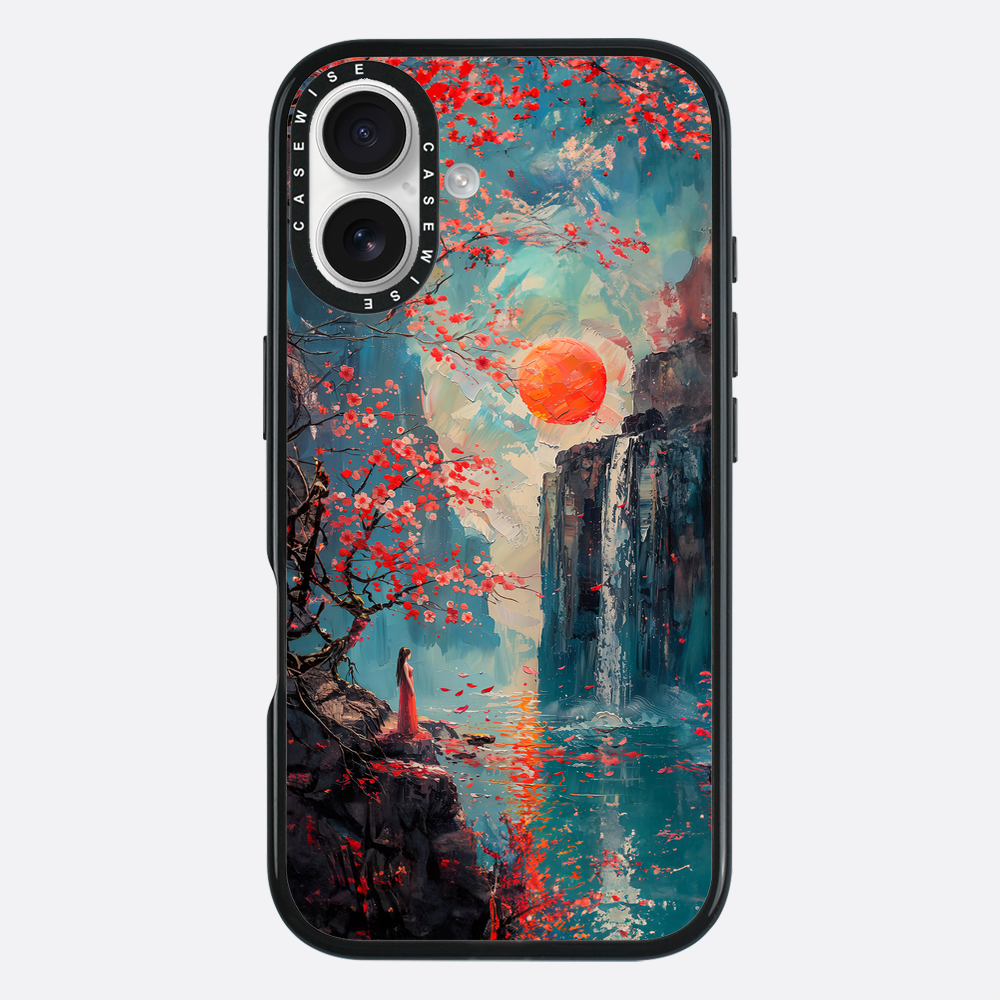 Japanese Waterfall Lady - Etui