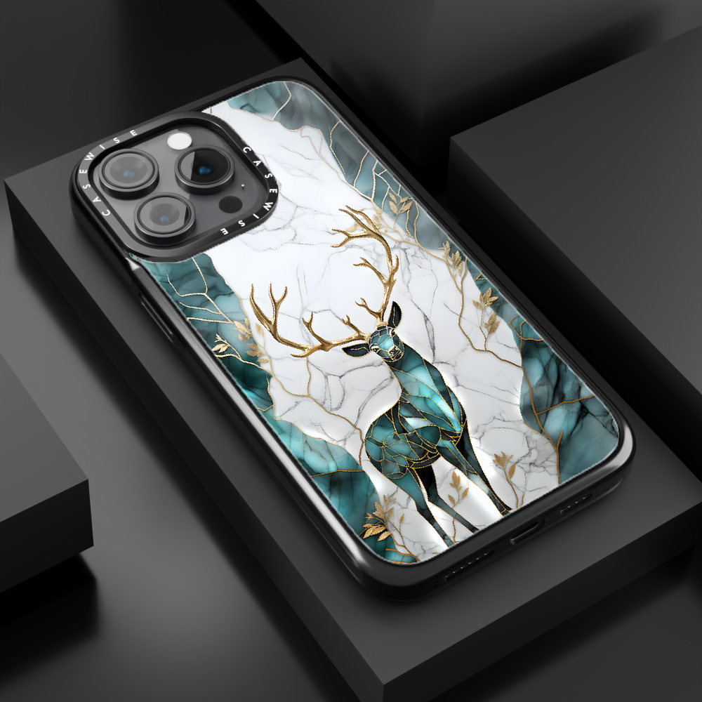 Abstract Stag Kintsugi Art - Etui