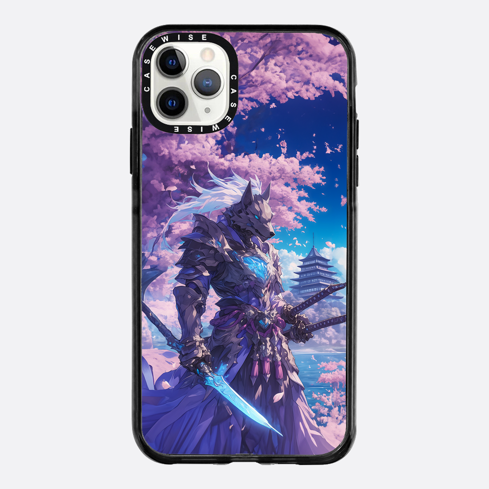 Cherry Blossom Wolf Samurai - Etui