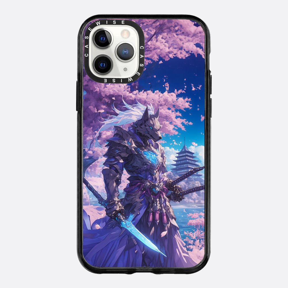 Cherry Blossom Wolf Samurai - Etui