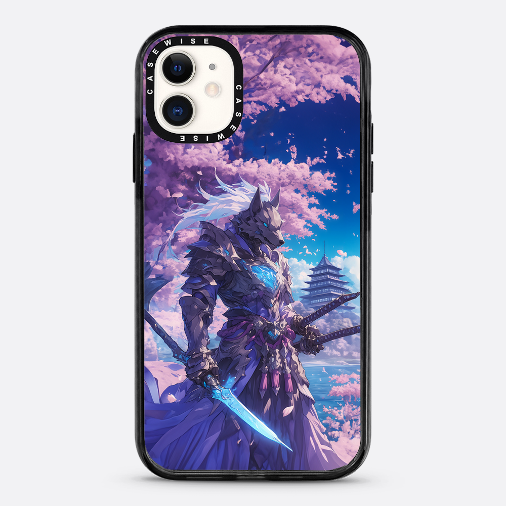 Cherry Blossom Wolf Samurai - Etui