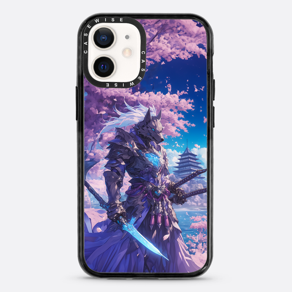 Cherry Blossom Wolf Samurai - Etui