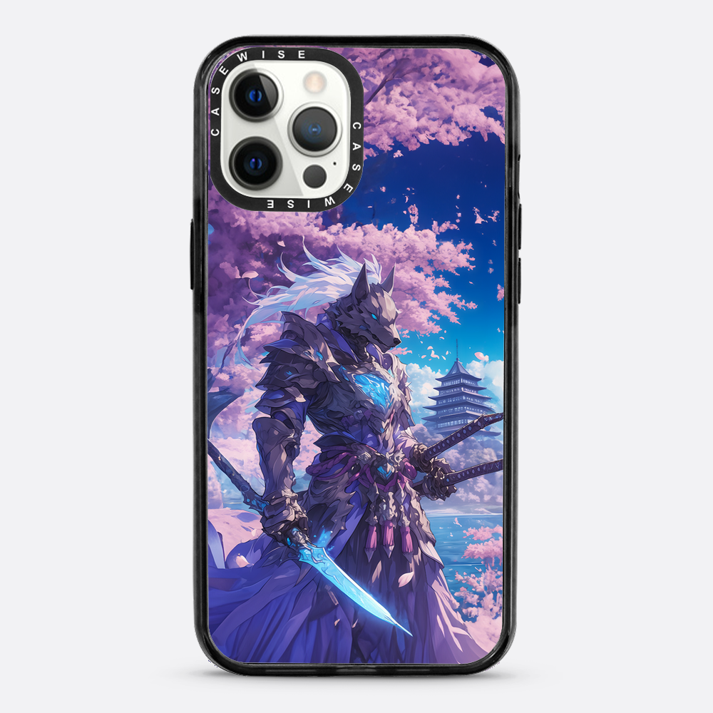 Cherry Blossom Wolf Samurai - Etui
