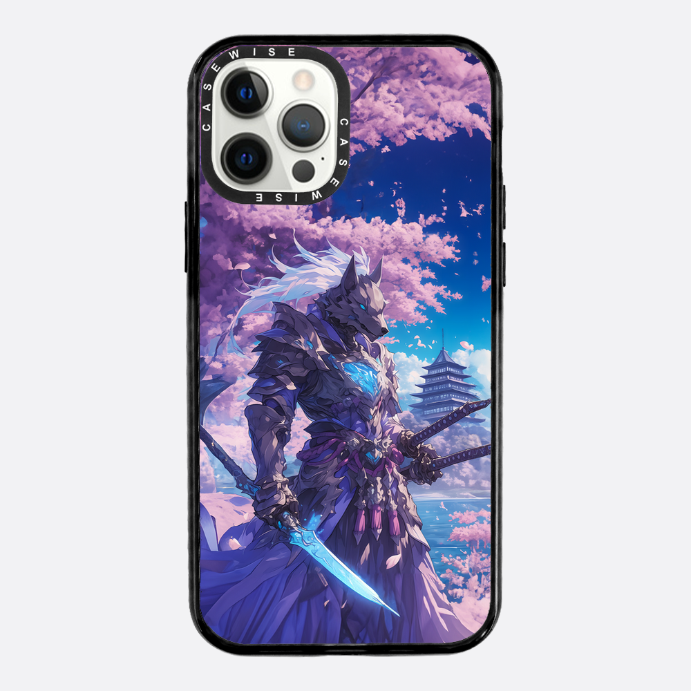 Cherry Blossom Wolf Samurai - Etui