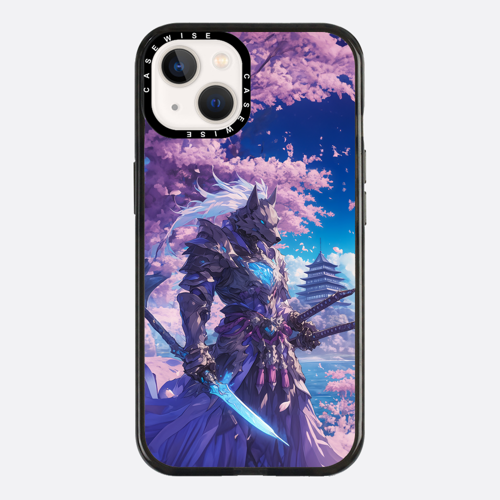 Cherry Blossom Wolf Samurai - Etui