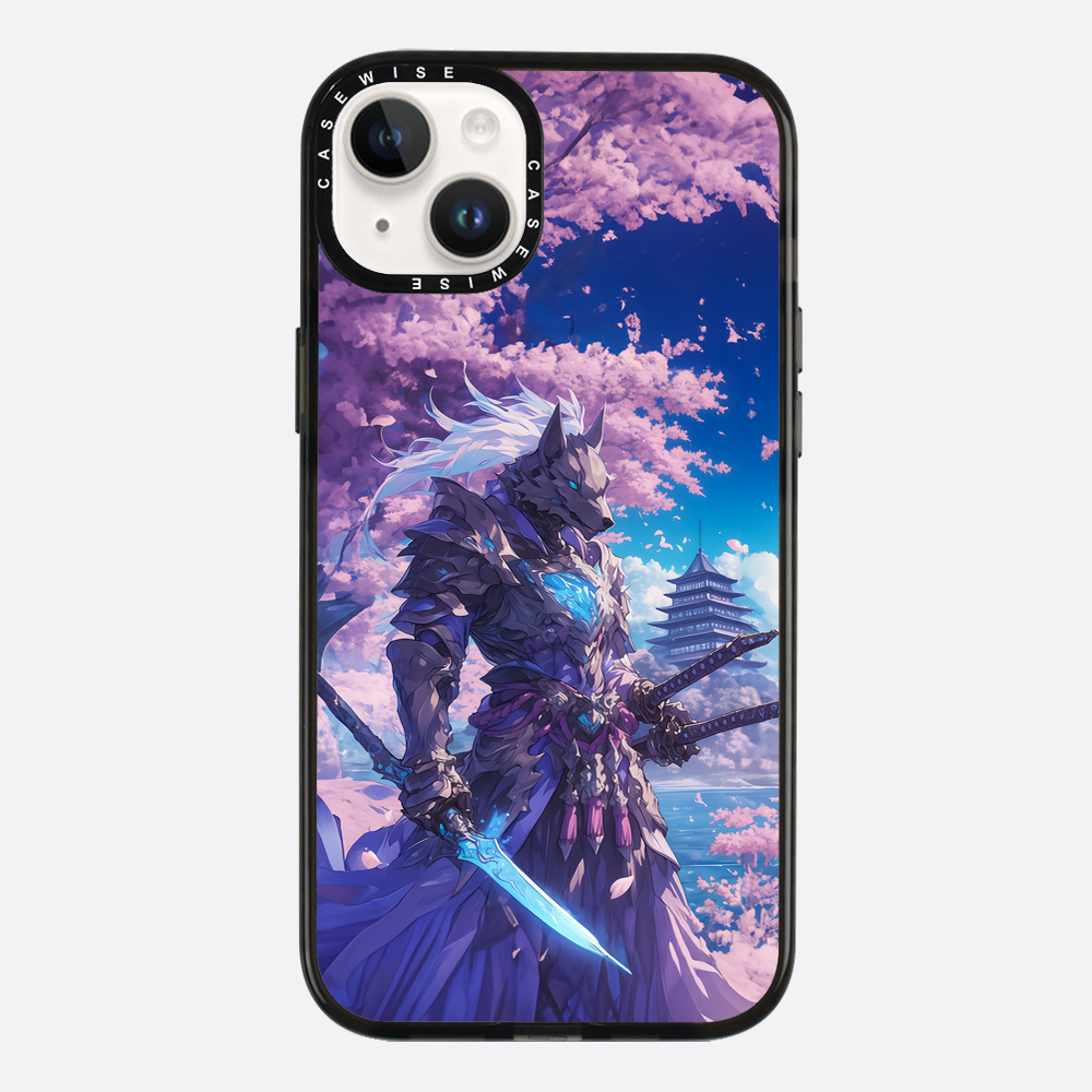 Cherry Blossom Wolf Samurai - Etui