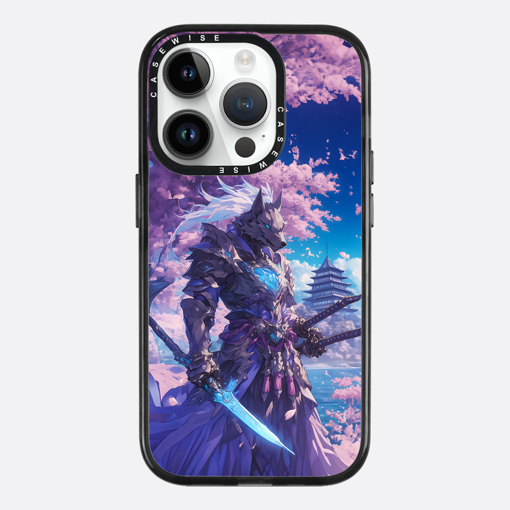 Cherry Blossom Wolf Samurai - Etui