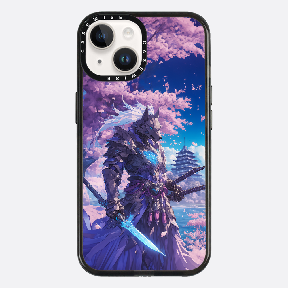 Cherry Blossom Wolf Samurai - Etui
