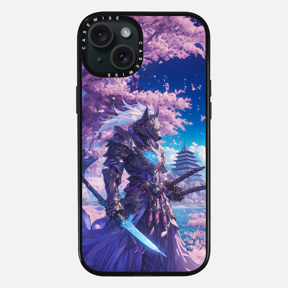 Cherry Blossom Wolf Samurai - Etui