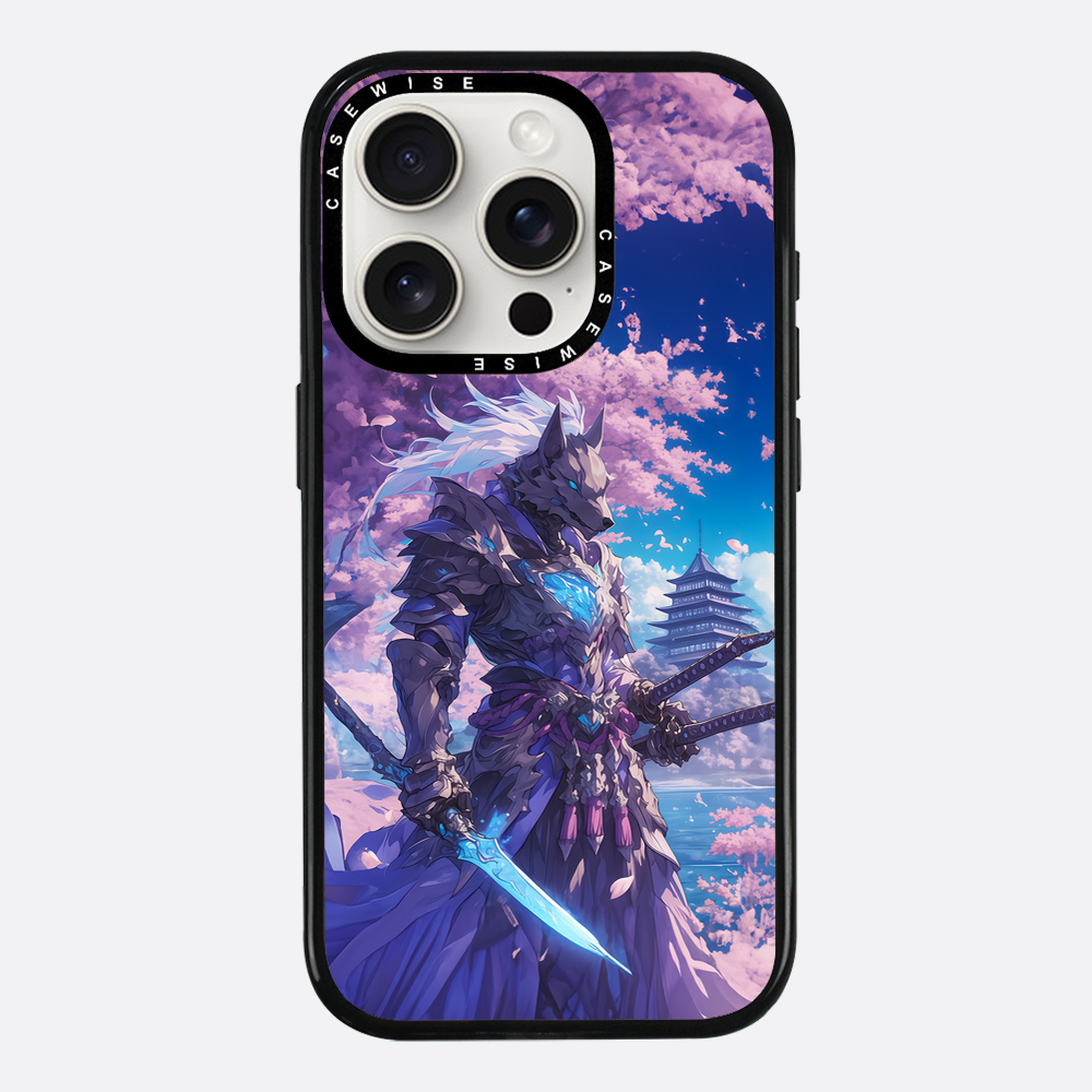 Cherry Blossom Wolf Samurai - Etui