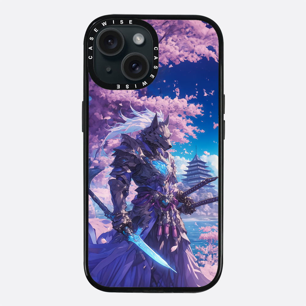 Cherry Blossom Wolf Samurai - Etui