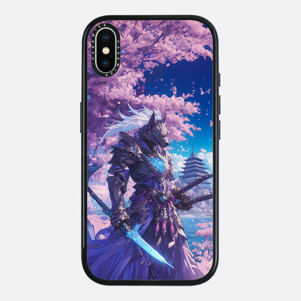 Cherry Blossom Wolf Samurai - Etui