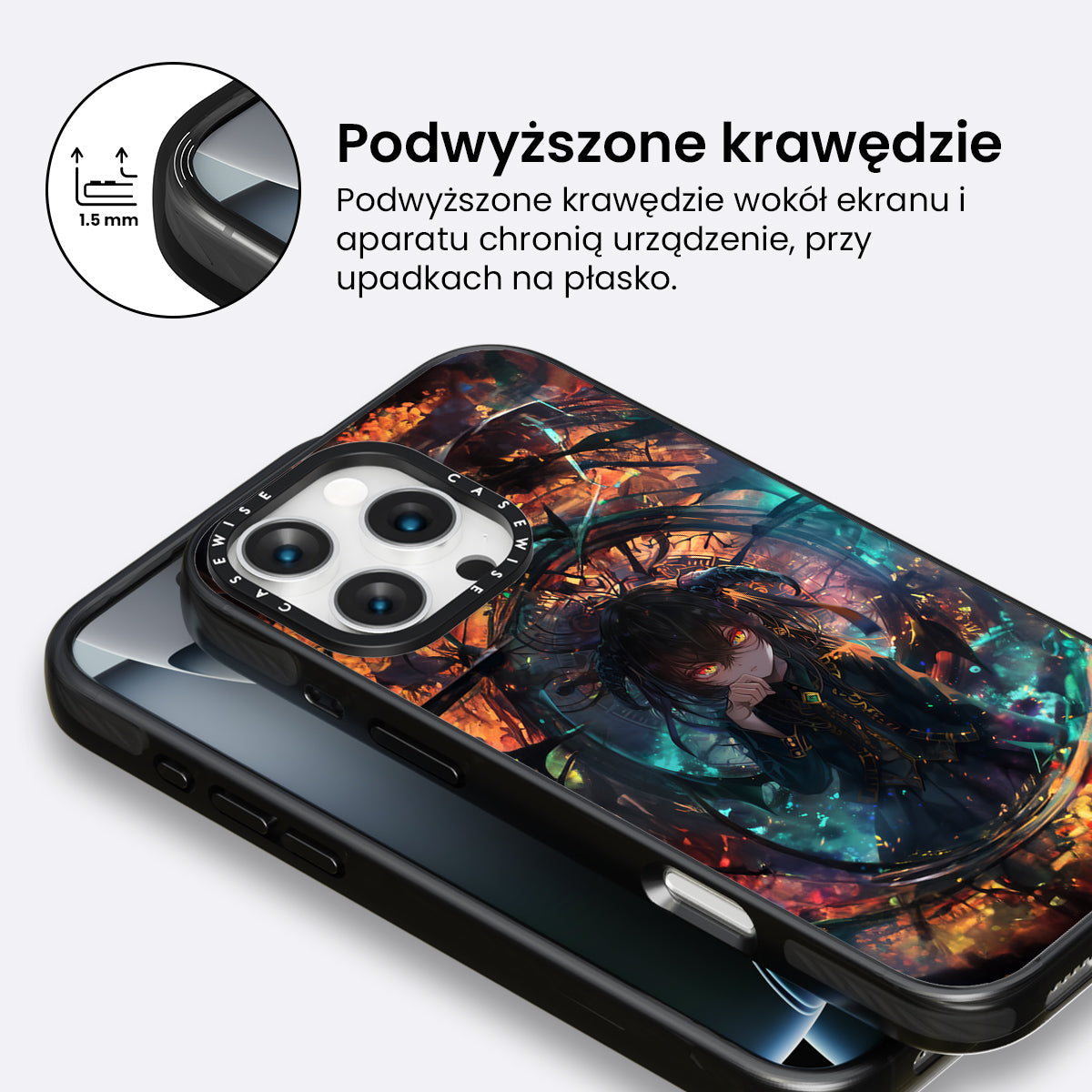 Demon Gothic Rainbow Girl - Etui