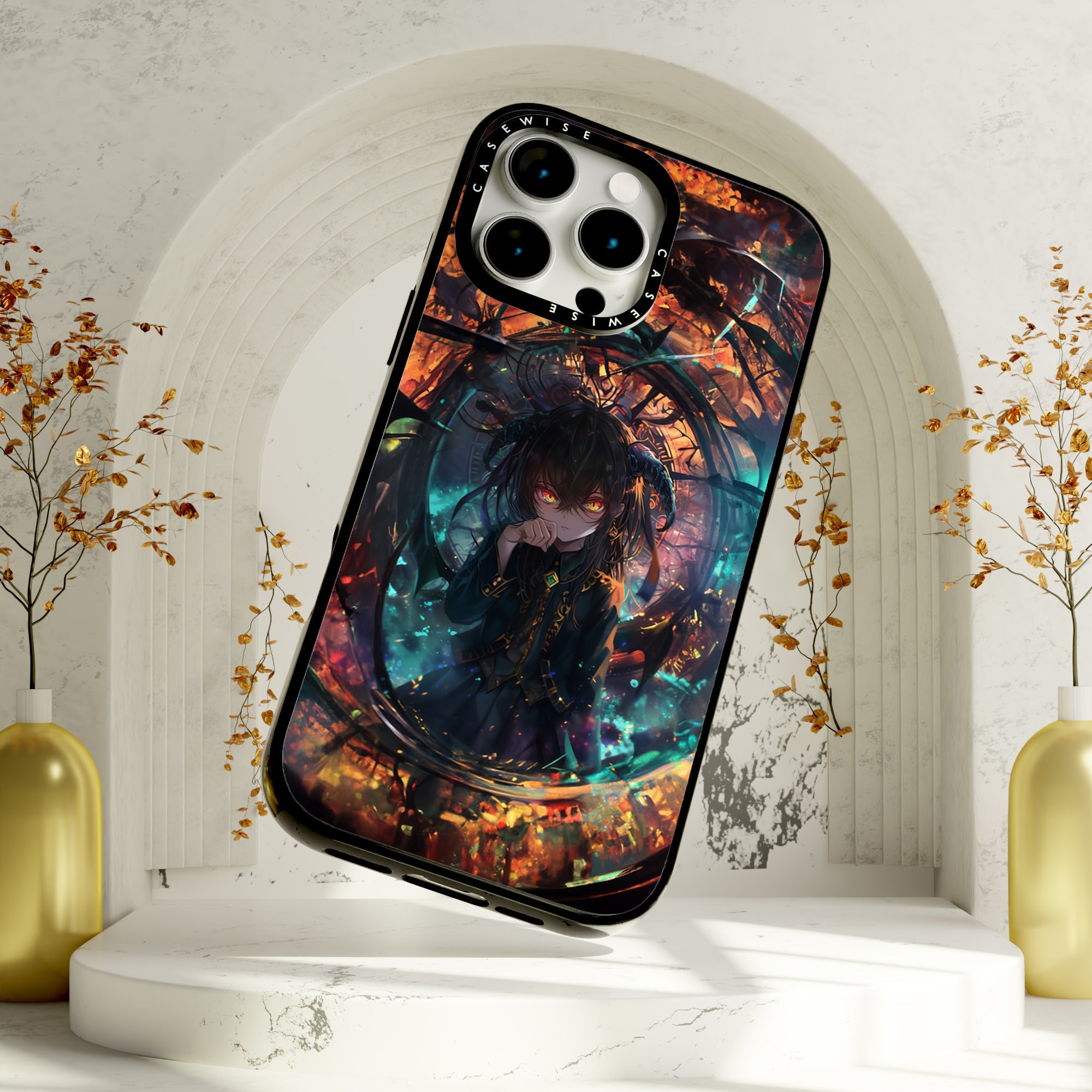 Demon Gothic Rainbow Girl - Etui