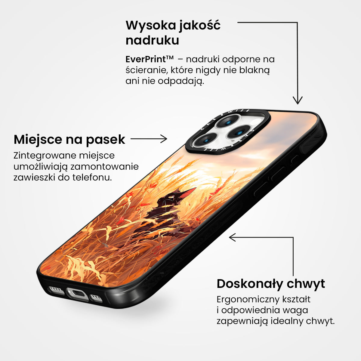 Wheat Landscape Cat - Etui