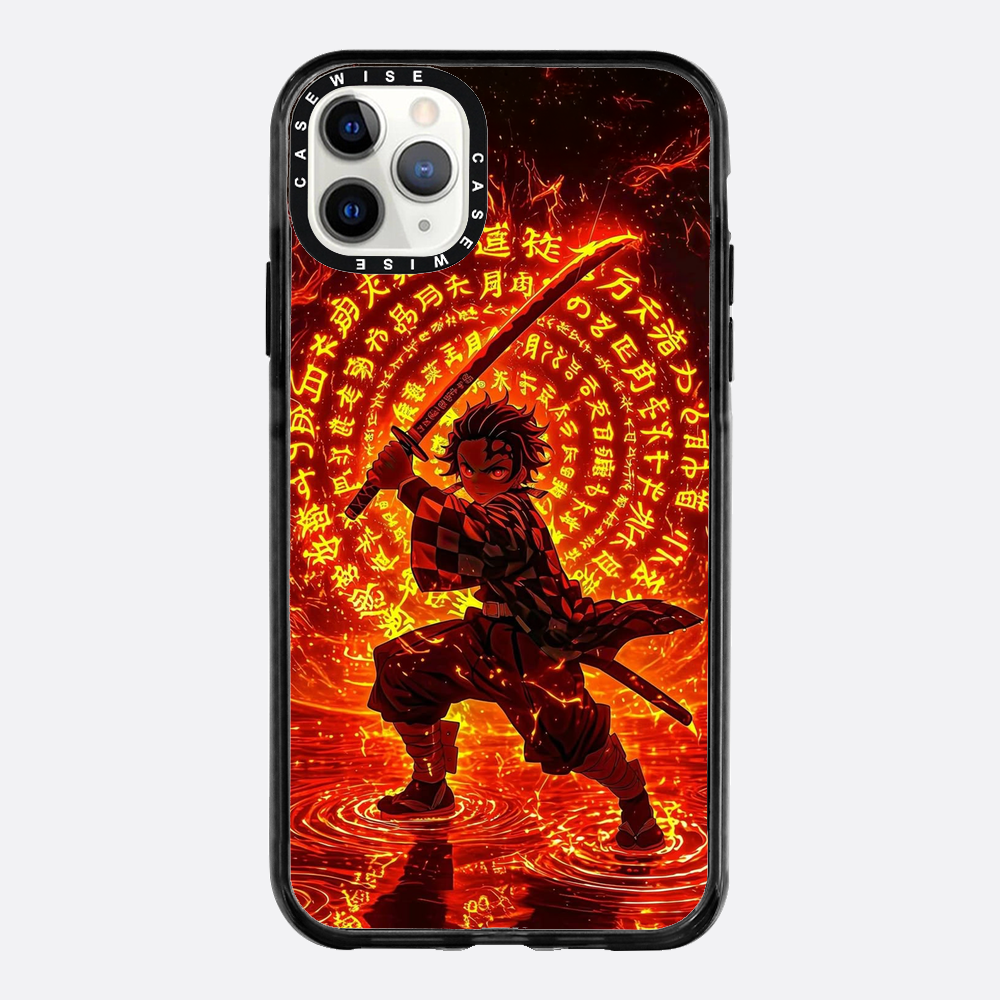 Tanjiro w Płomiennej Technice Oddechu - Etui