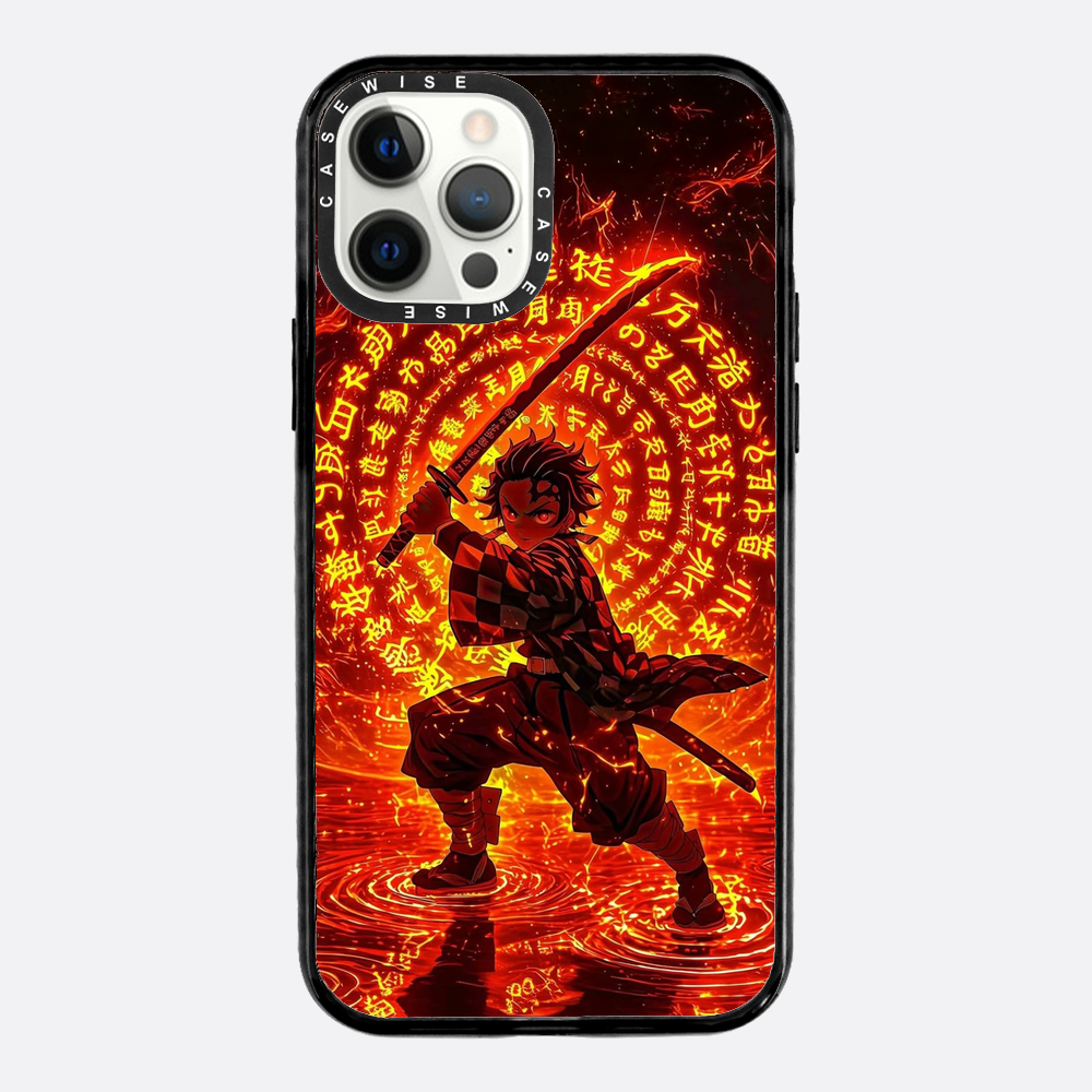 Tanjiro w Płomiennej Technice Oddechu - Etui