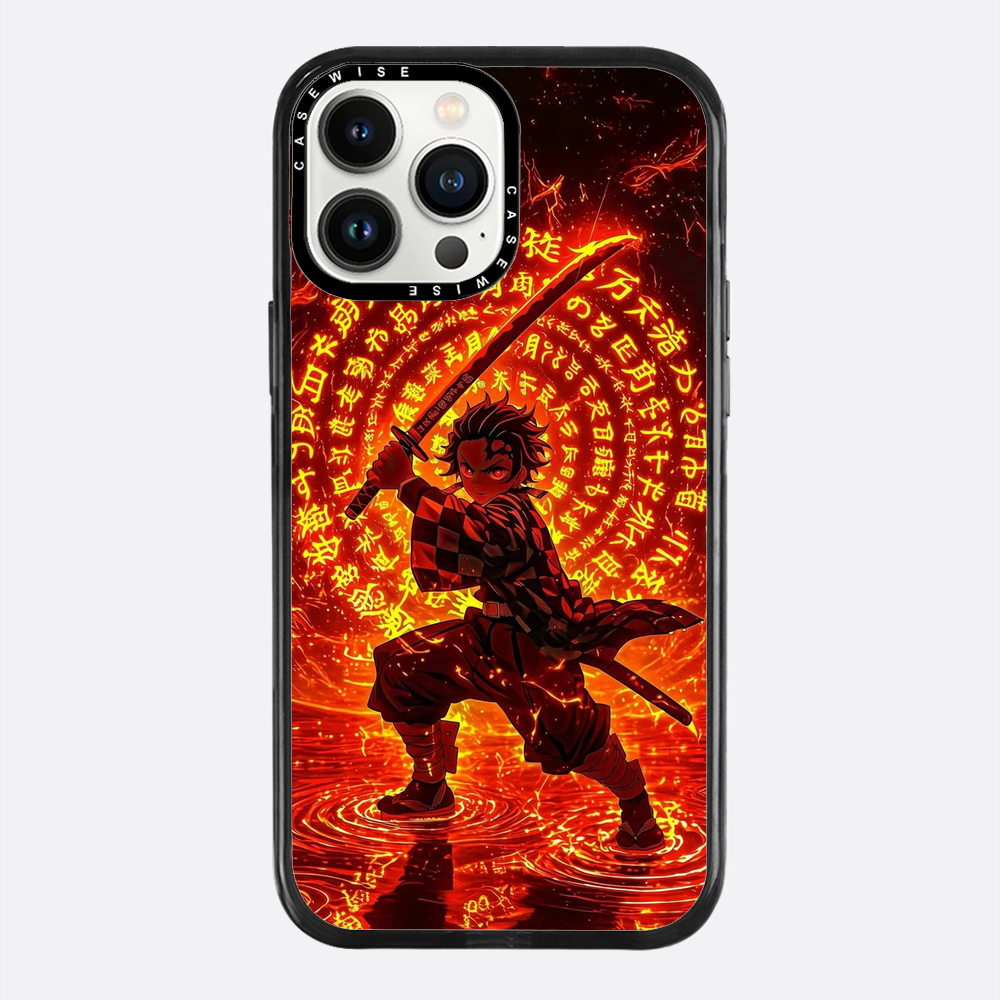 Tanjiro w Płomiennej Technice Oddechu - Etui