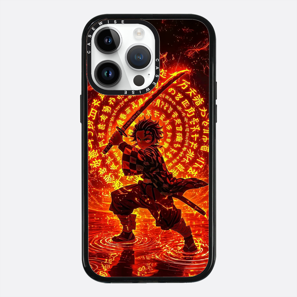 Tanjiro w Płomiennej Technice Oddechu - Etui
