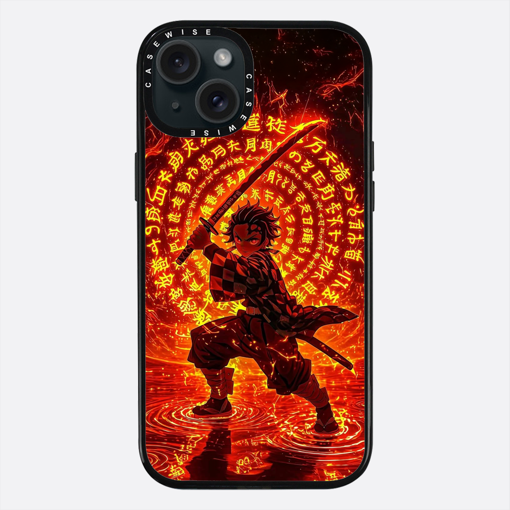 Tanjiro w Płomiennej Technice Oddechu - Etui