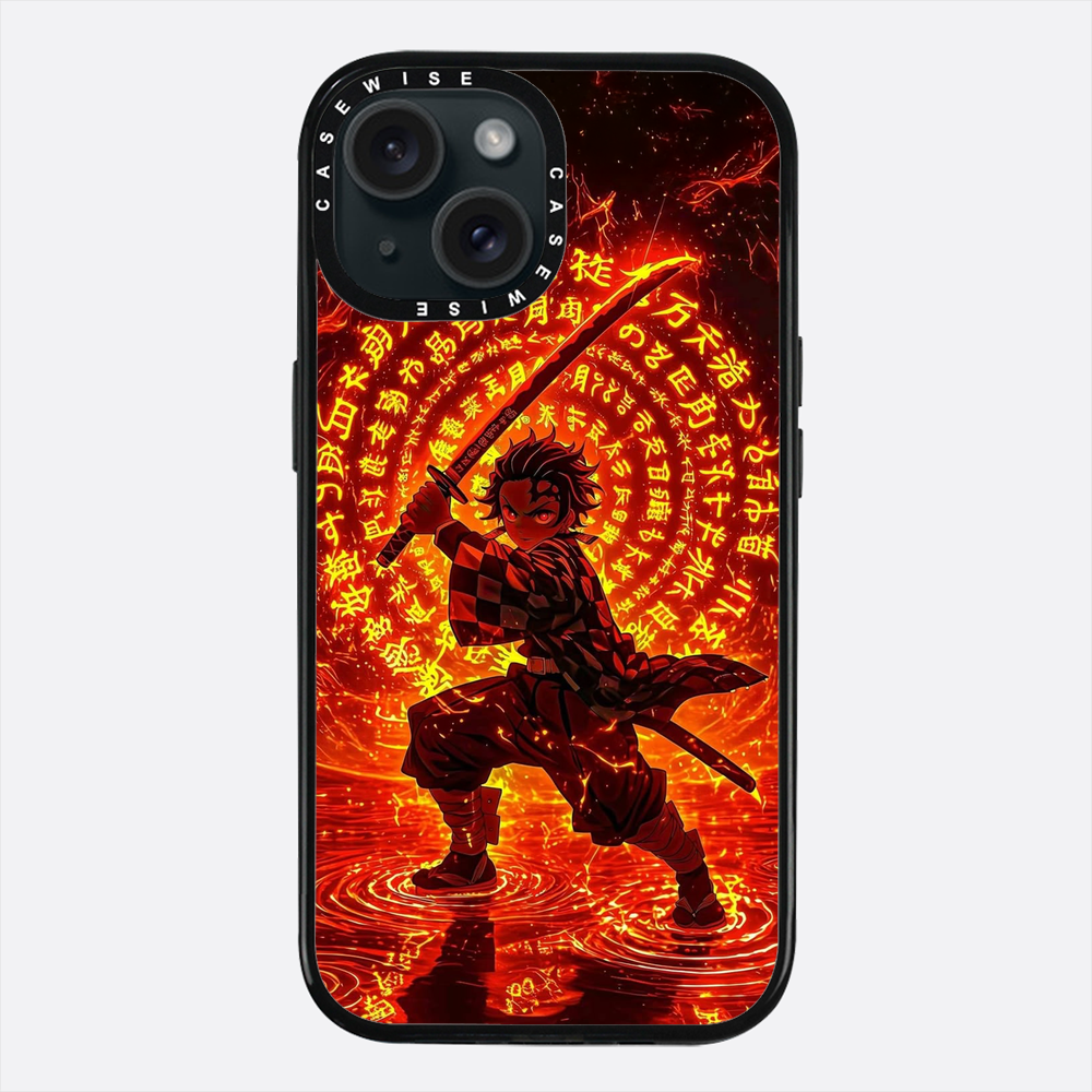 Tanjiro w Płomiennej Technice Oddechu - Etui
