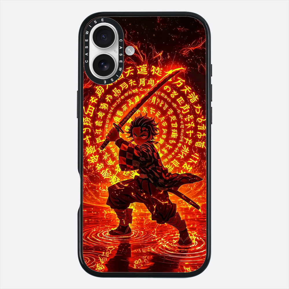 Tanjiro w Płomiennej Technice Oddechu - Etui