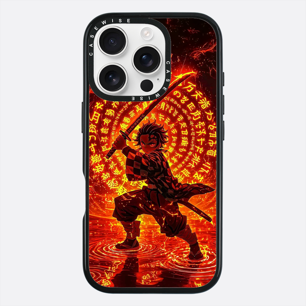 Tanjiro w Płomiennej Technice Oddechu - Etui