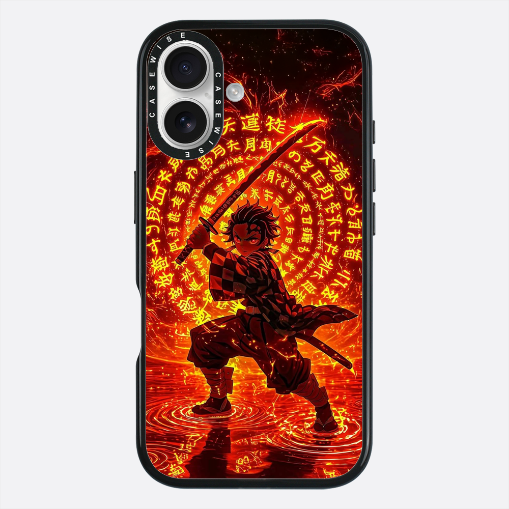 Tanjiro w Płomiennej Technice Oddechu - Etui