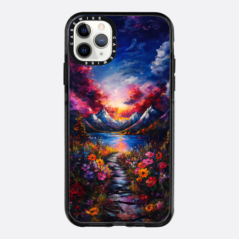 Floral Nature Mountains - Etui