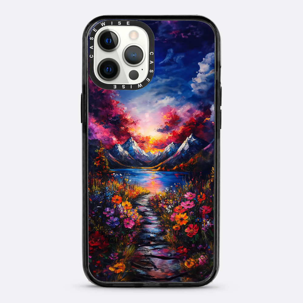 Floral Nature Mountains - Etui