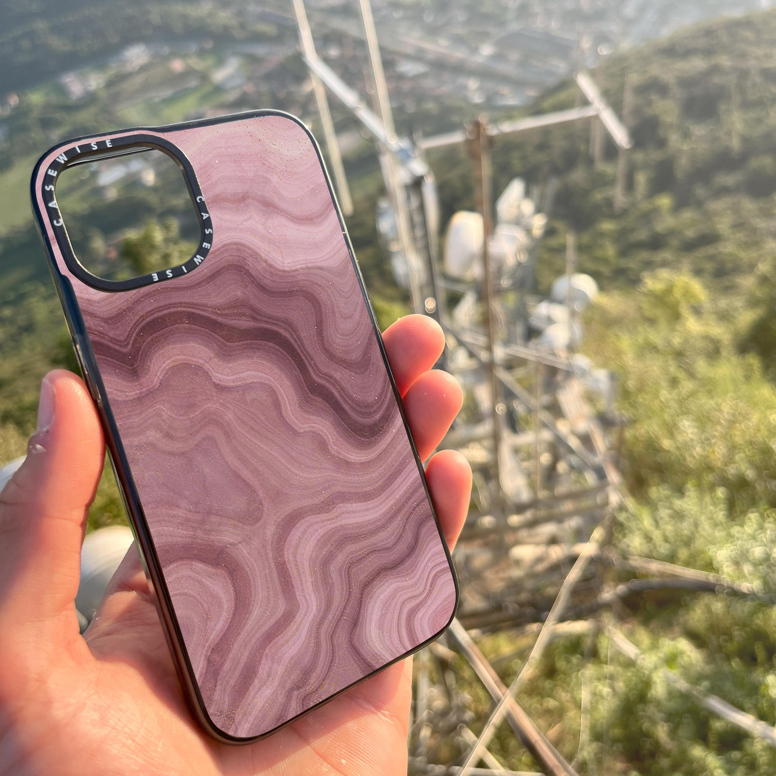 Pink Agate Texture 07 - Etui