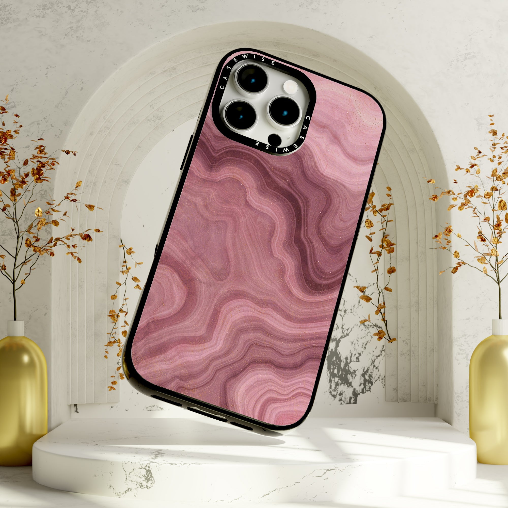Pink Agate Texture 07 - Etui