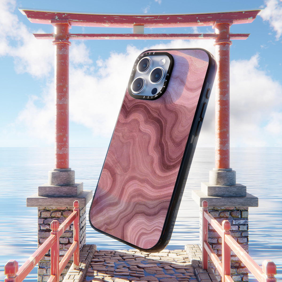 Pink Agate Texture 07 - Etui