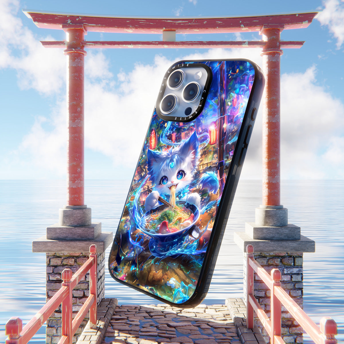 Rainbow Ramen Cat - Etui