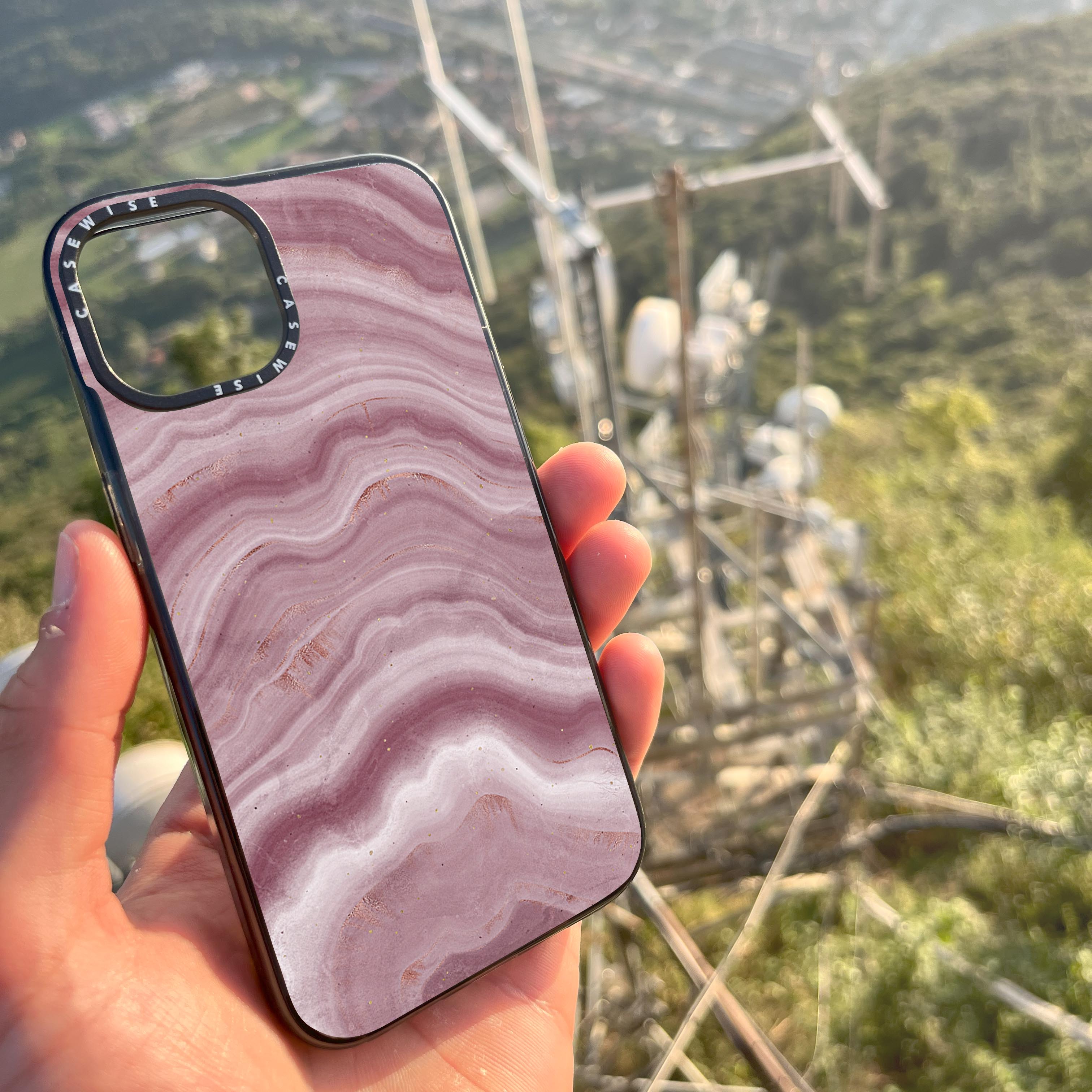 Pink Agate Texture 08 - Etui