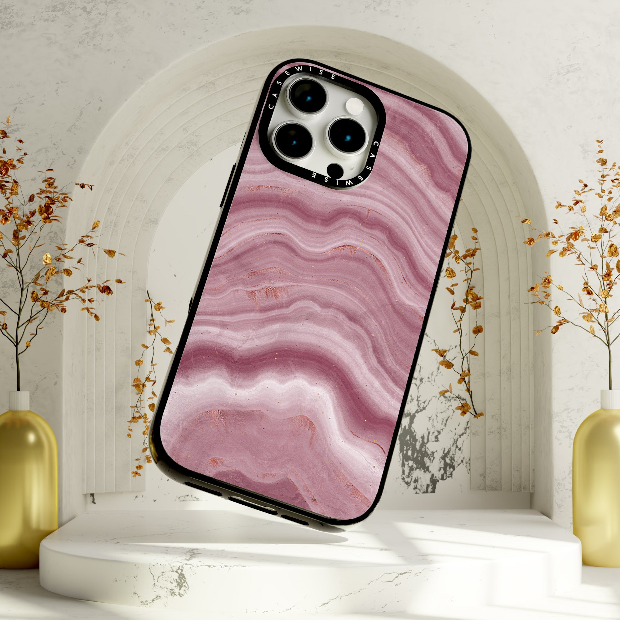 Pink Agate Texture 08 - Etui