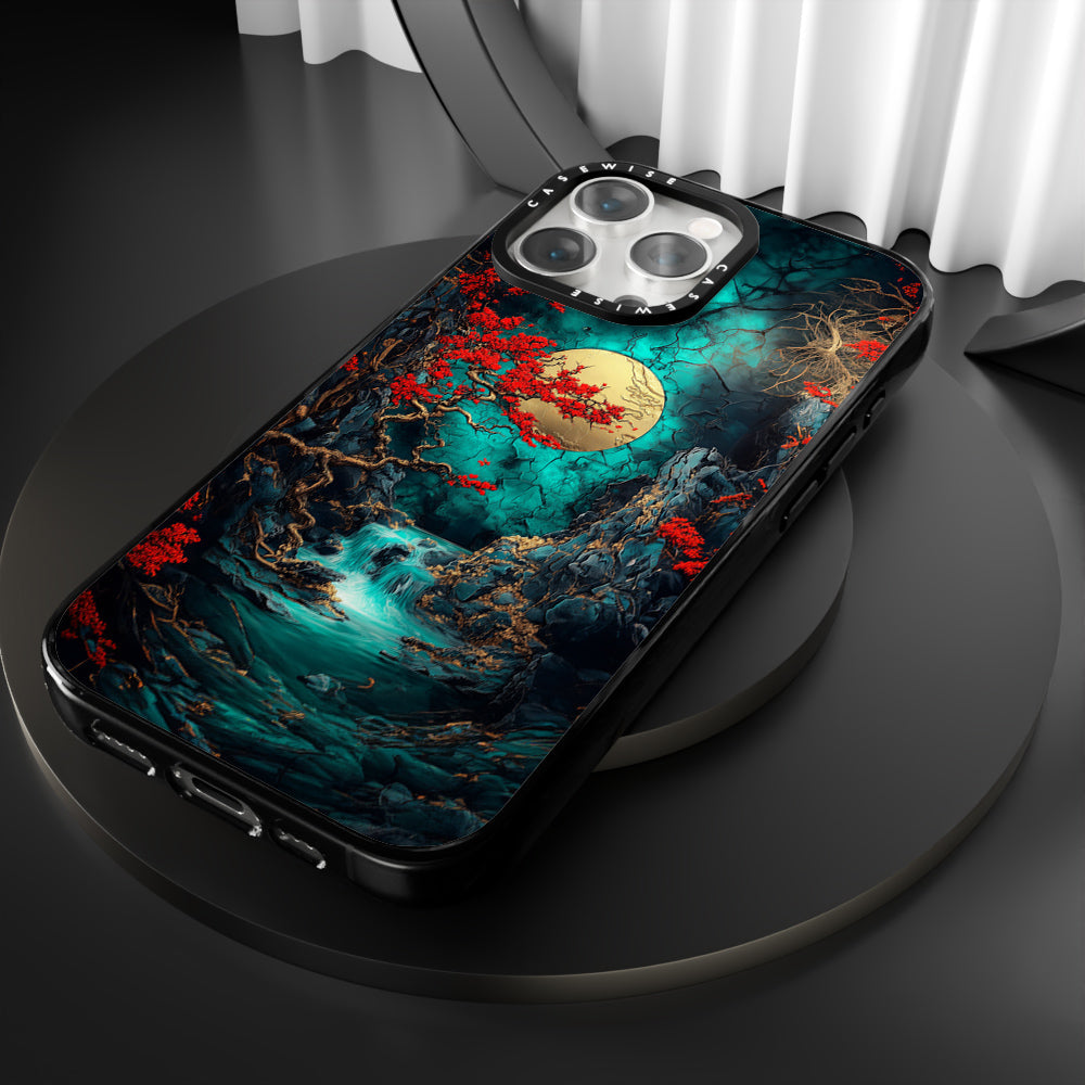 Emerald Cherry Blossom Flux - Etui