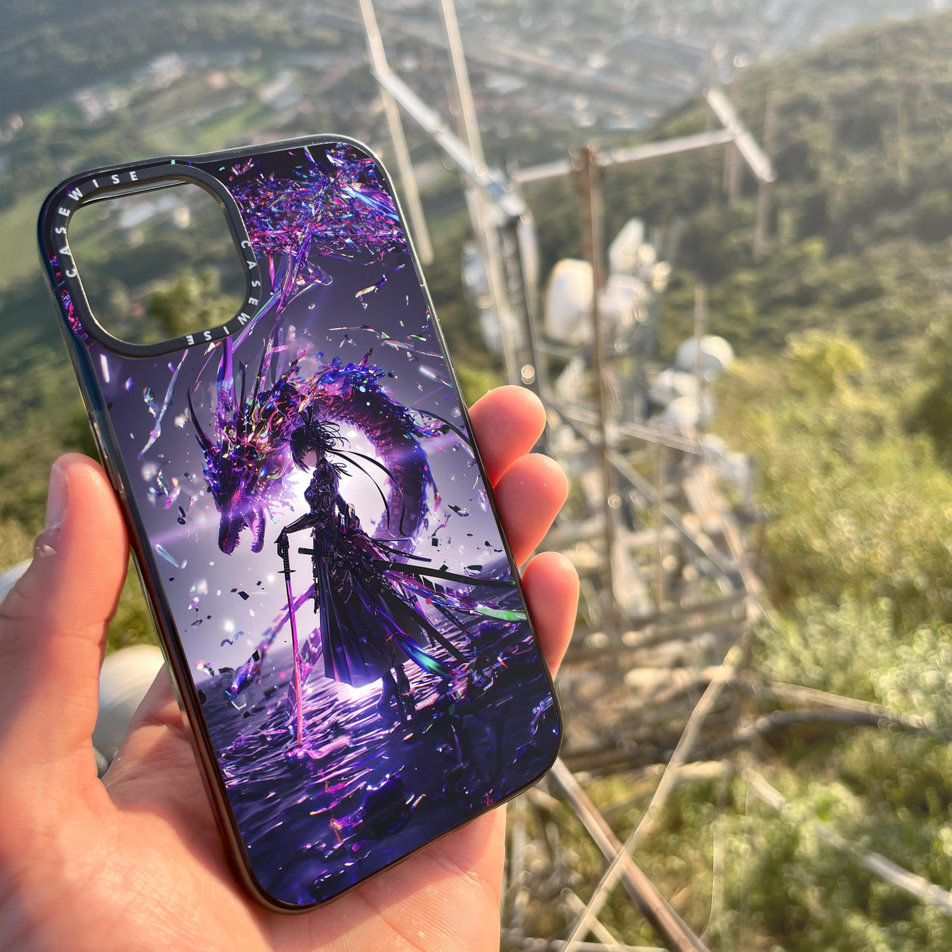 Purple Dragon Lady - Etui