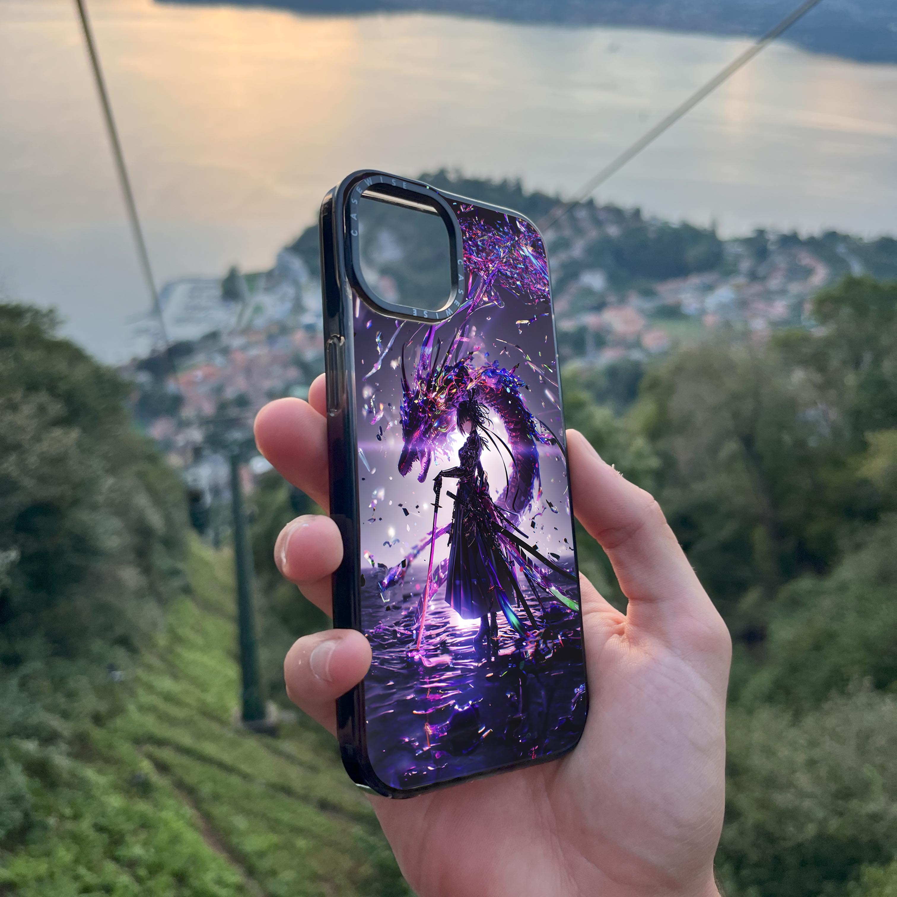 Purple Dragon Lady - Etui