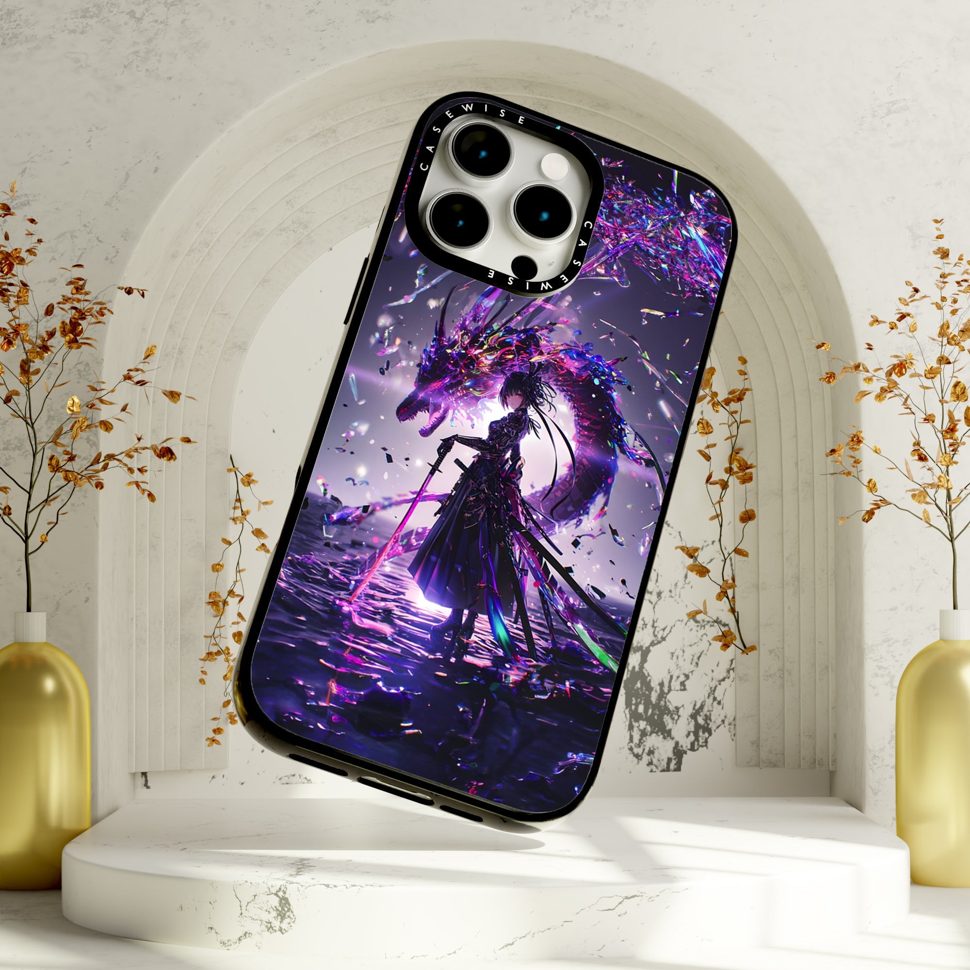 Purple Dragon Lady - Etui
