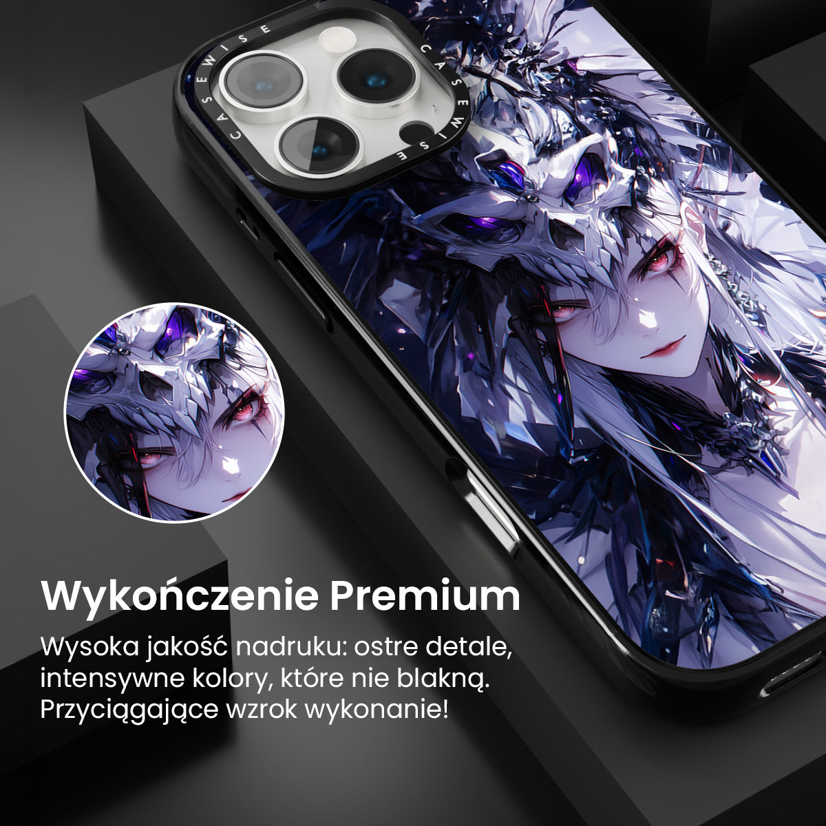 Gothic Skull Woman - Etui