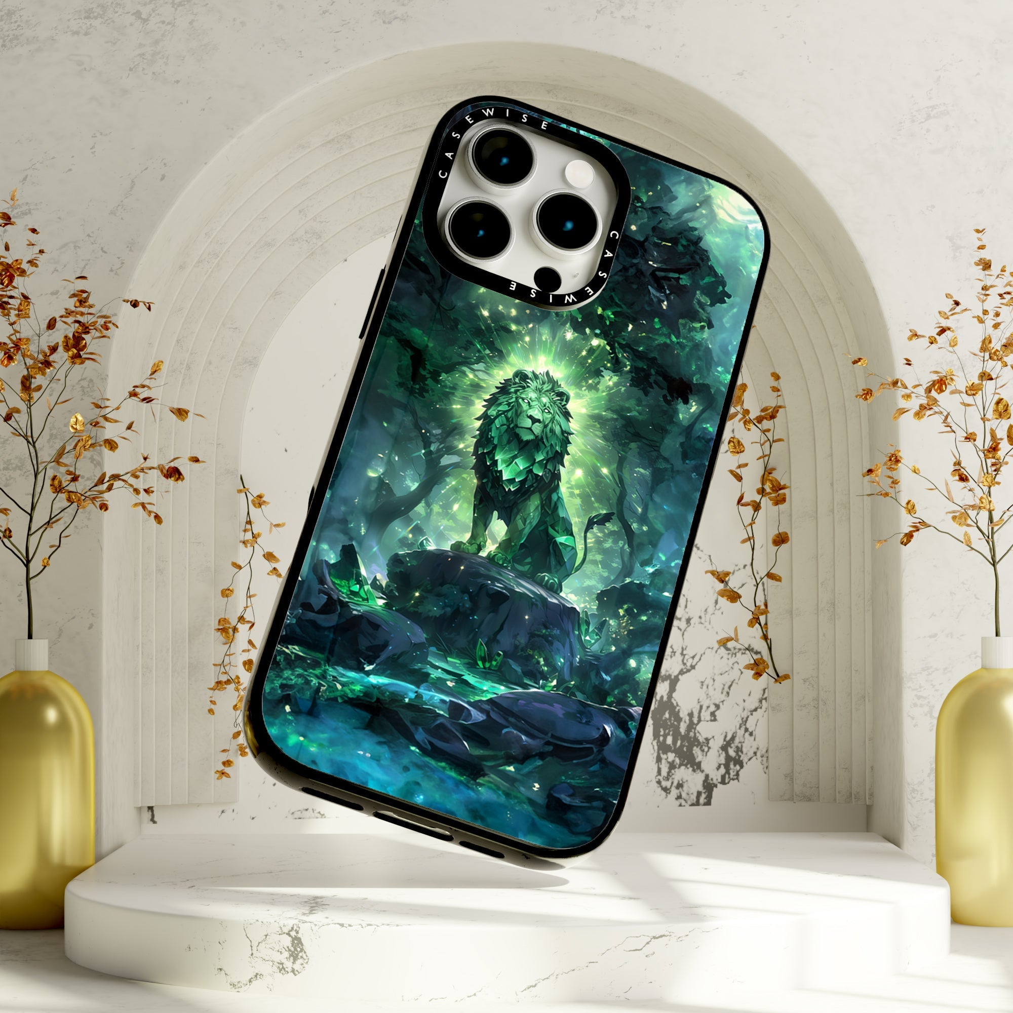 Emerald Lightning Lion - Etui