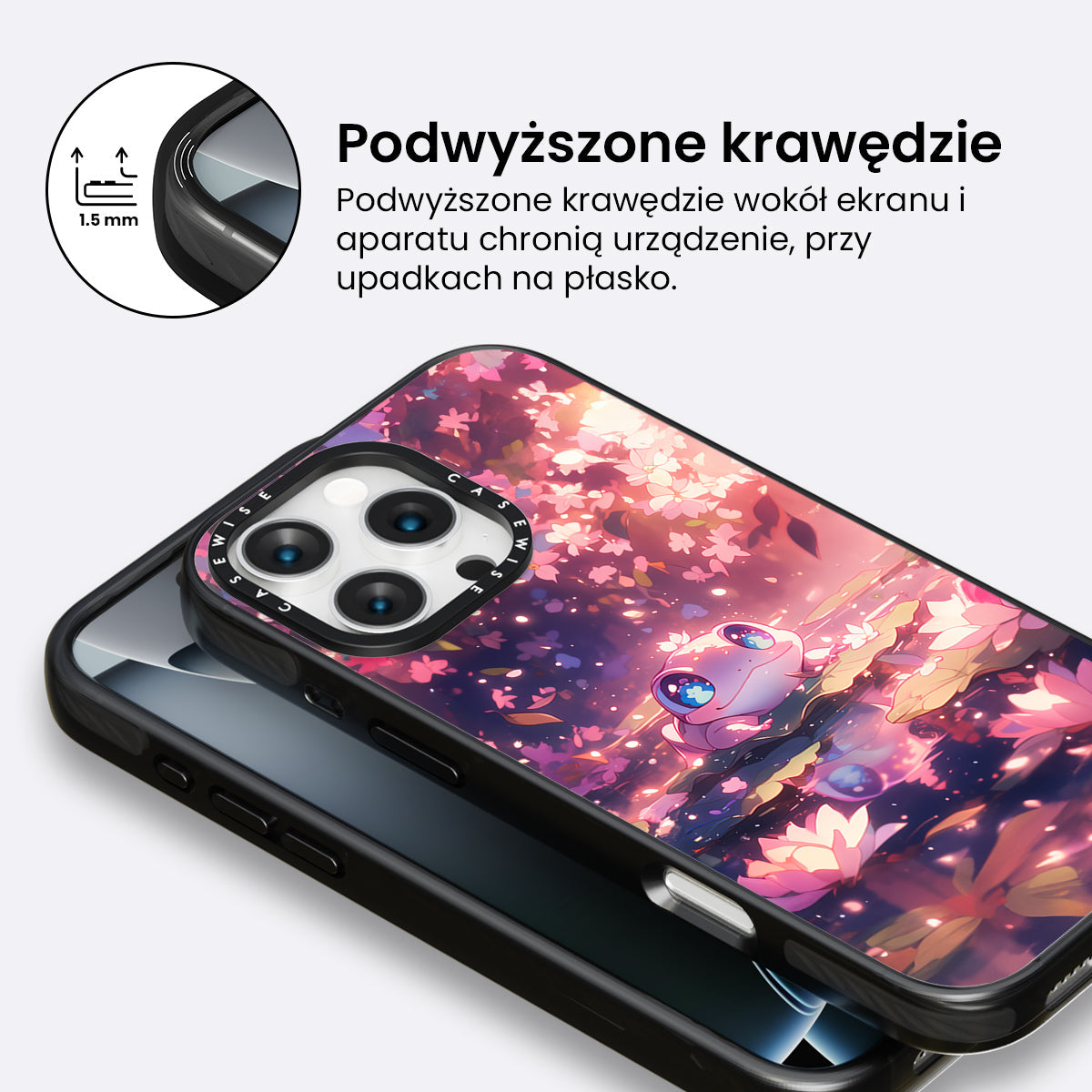 Anime Frog in Sakura - Etui