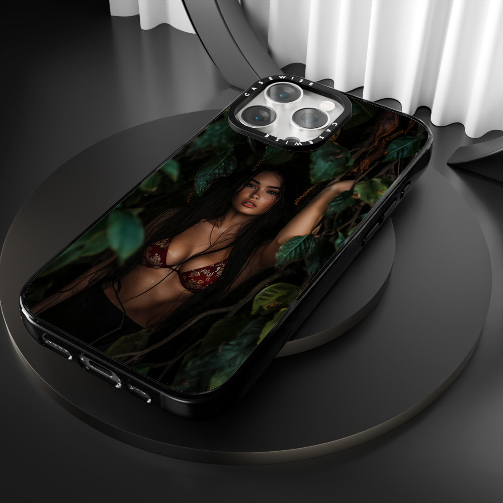 Tropical Leaf Girl - Etui