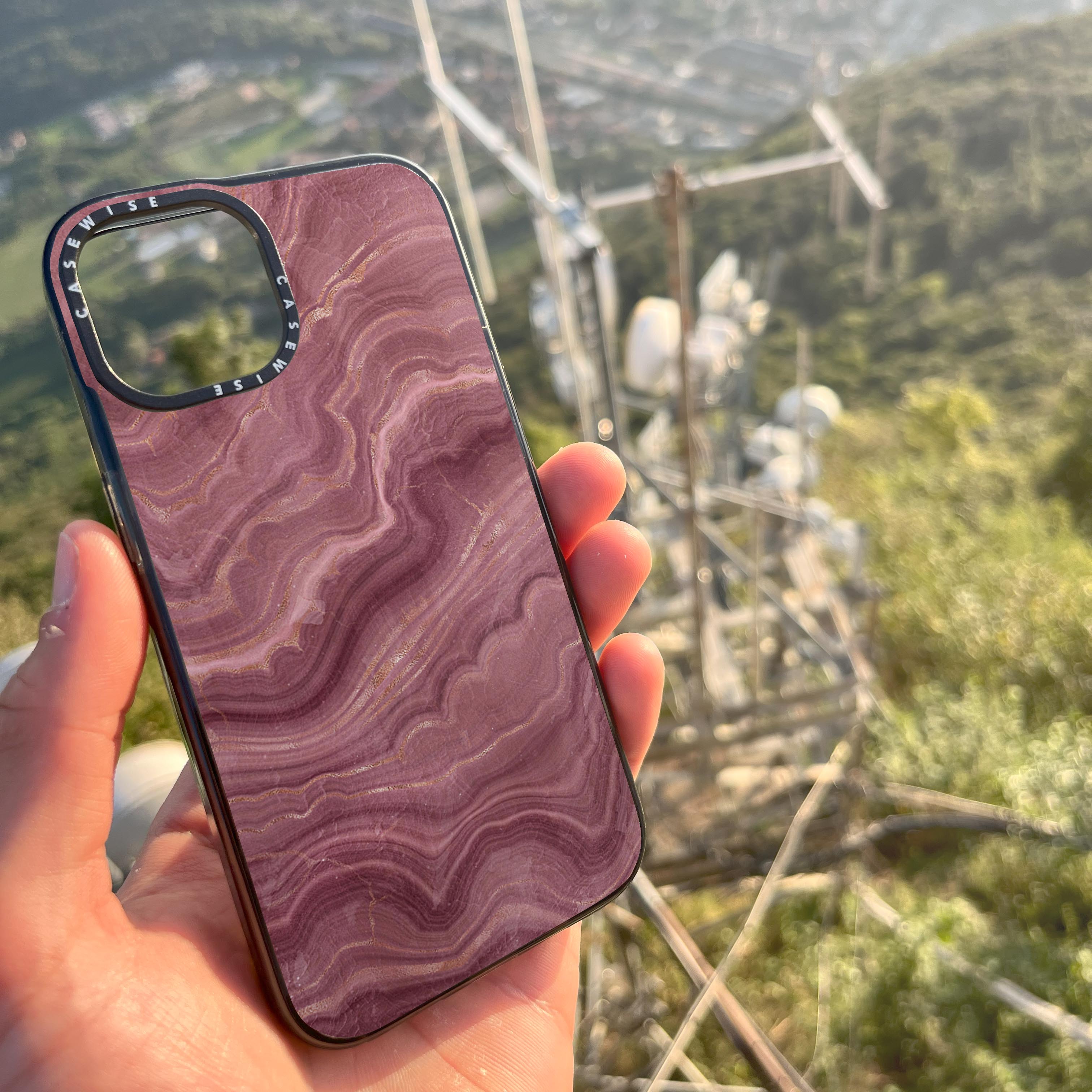 Pink Agate Texture 05 - Etui