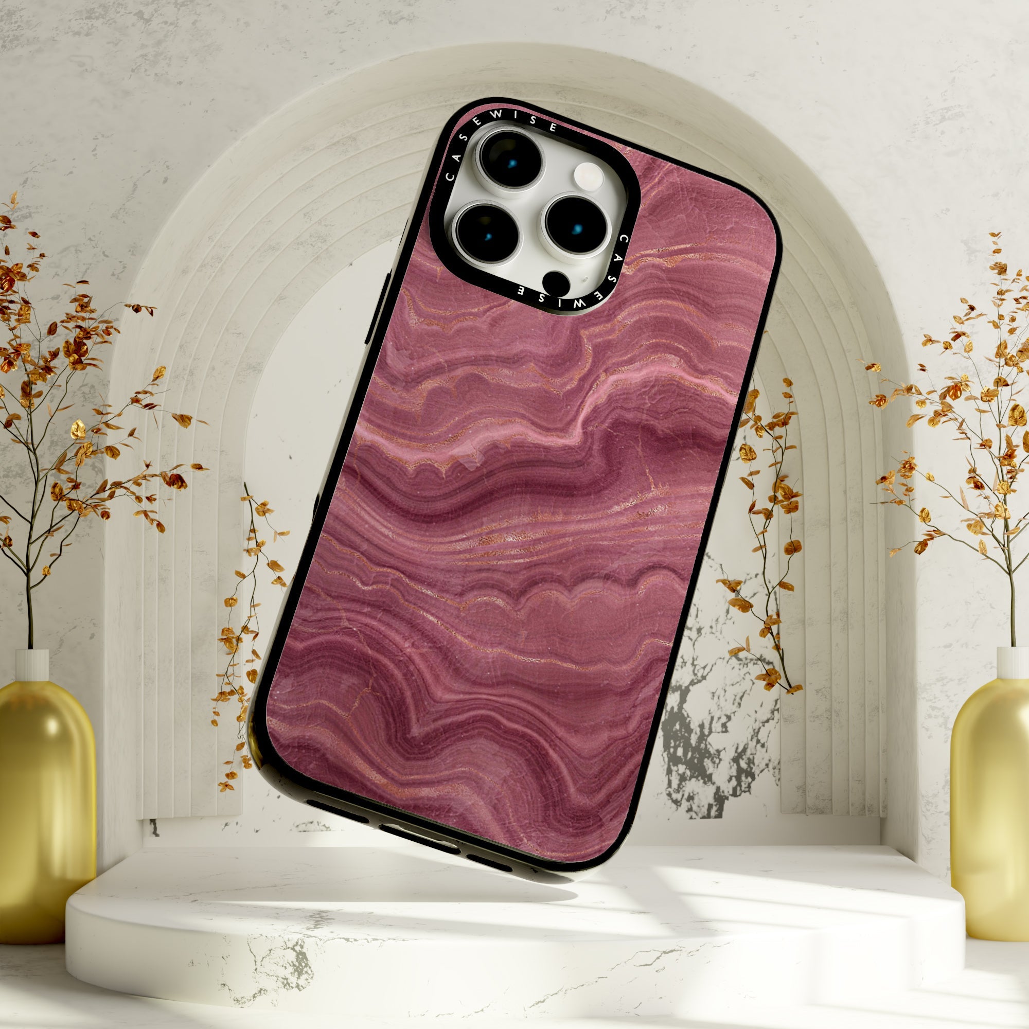 Pink Agate Texture 05 - Etui