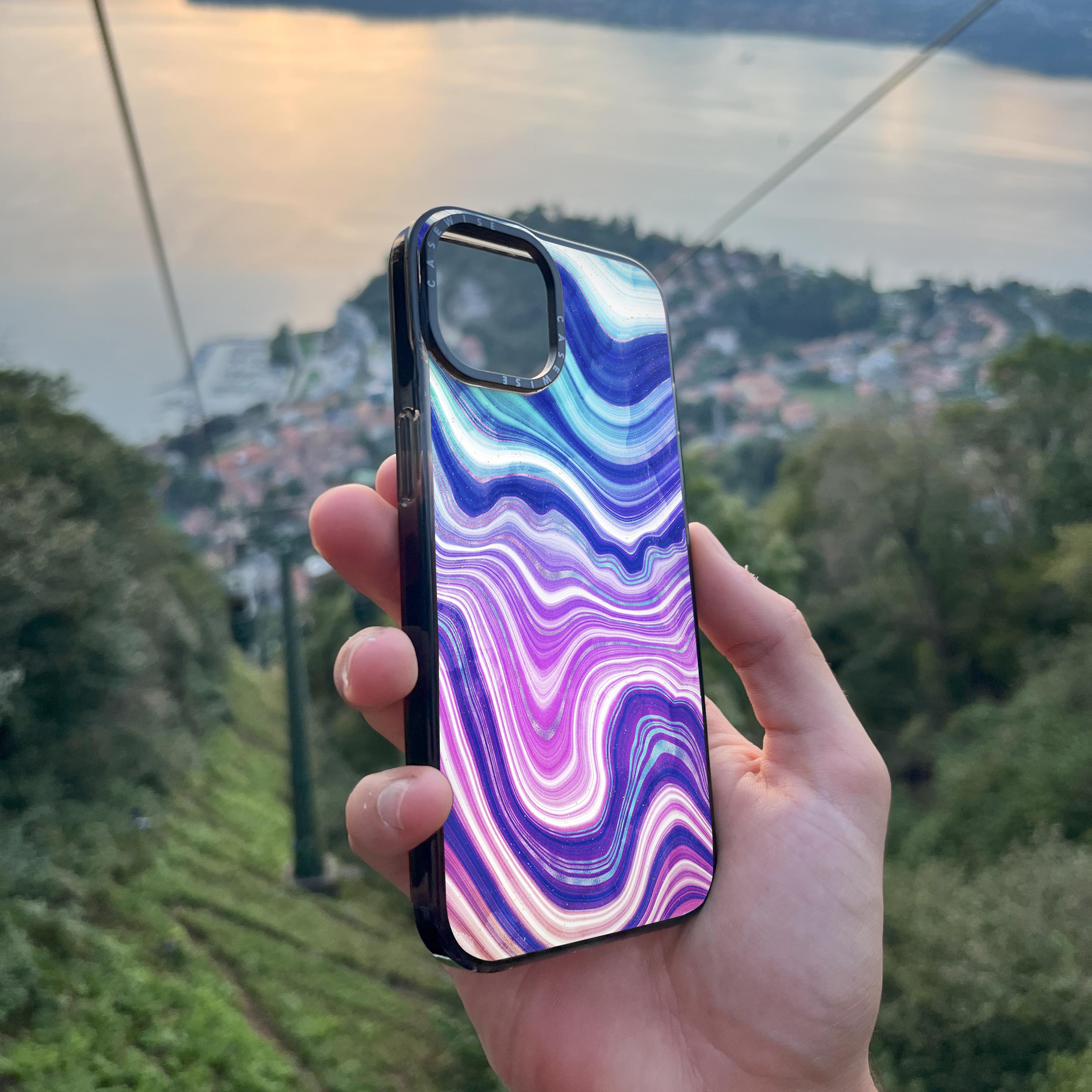 Neon Agate Texture 01 - Etui