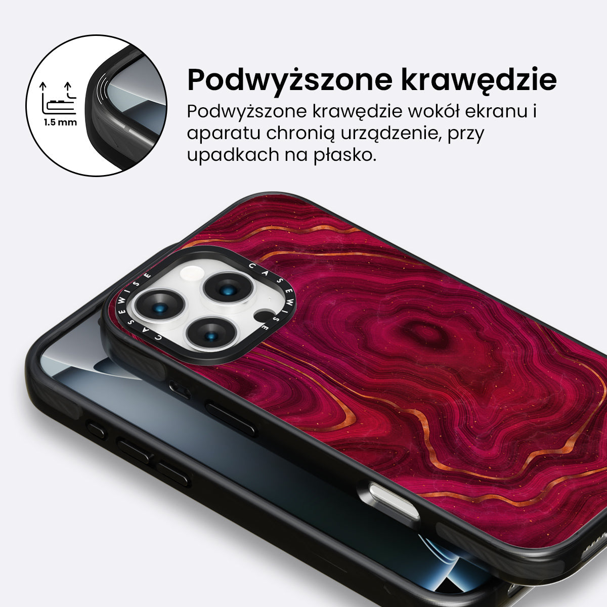 Red Agate Texture 05 - Etui